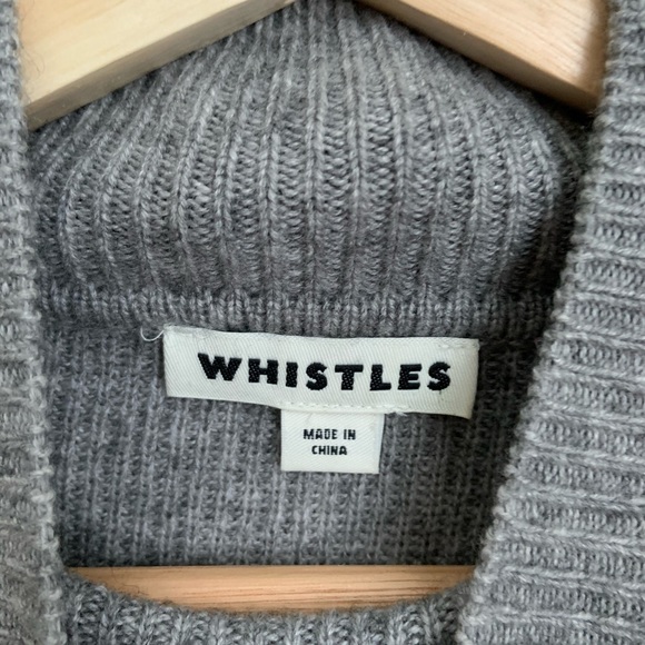 Whistles tie side rib wool sweater - Picture 6 of 8